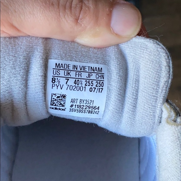 Adidas Grey and White Somoas - Picture 4 of 4